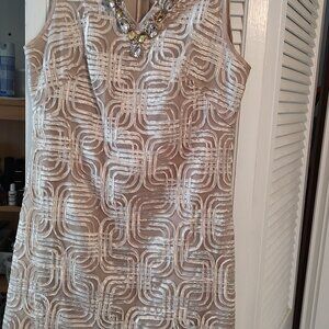 Jessica Howard dress, size 8, champagne color